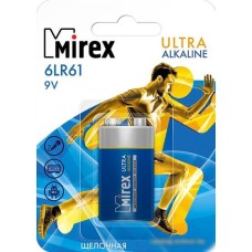 Батарейки Mirex Ultra Alkaline 9V 6LR6-E1