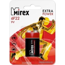 Батарейки Mirex 6F22 1 шт 23702-6F22-E1