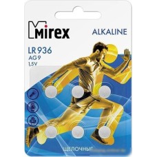 Элементы питания Mirex LR936 (AG9) Mirex блистер 6 шт. 23702-LR936-E6