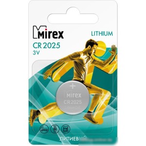 Батарейка Mirex CR2025 литиевая блистер 2 шт 23702-CR2025-E2 Батарейка Mirex CR2025 литиевая блистер 2 шт 23702-CR2025-E2