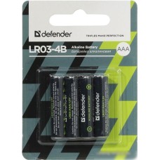 Батарейки Defender AA 4 шт. 56002