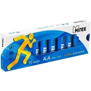 Батарейки Mirex Ultra Alkaline AA 10 шт LR6-M10 Батарейки Mirex Ultra Alkaline AA 10 шт LR6-M10
