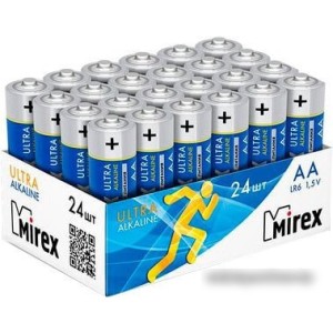 Батарейки Mirex Ultra Alkaline AA 24 шт LR6-B24 Батарейки Mirex Ultra Alkaline AA 24 шт LR6-B24