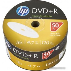 DVD-R диск HP 4.7Gb 16x HP Printable 50 шт. в пленке 69304