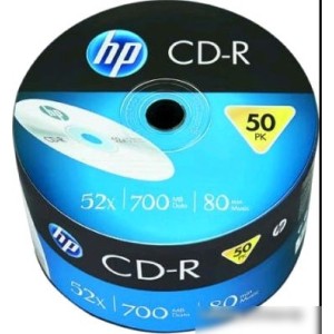 CD-R диск HP 700Mb HP 52x в пленке 50 шт. 69300