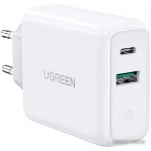Сетевое зарядное Ugreen CD170 60468 (белый) Сетевое зарядное Ugreen CD170 60468 (белый)
