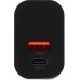 Сетевое зарядное Buro BUWD1 (черный)