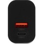 Сетевое зарядное Buro BUWD1 (черный)