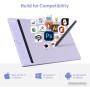 Графический планшет Parblo Intangbo M (сиреневый)