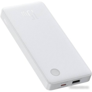 Внешний аккумулятор Baseus Airpow Lite Power Bank 15W 10000mAh P10067500123-00 (белый)