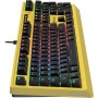 Клавиатура A4Tech B810RC (желтый)