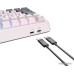 Клавиатура Royal Kludge RK-H81 RGB (белый, RK Brown)