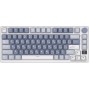 Клавиатура Royal Kludge RK-M75 (белый/синий, RK Sliver)