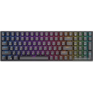 Клавиатура Royal Kludge RK100 RGB (черный, RK Red) Клавиатура Royal Kludge RK100 RGB (черный, RK Red)