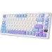 Клавиатура Royal Kludge RK-M75 RGB (Taro Milk, RK Silver)