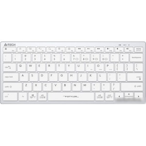 Клавиатура A4Tech Fstyler FBX51C (серебристый/белый) Клавиатура A4Tech Fstyler FBX51C (серебристый/белый)
