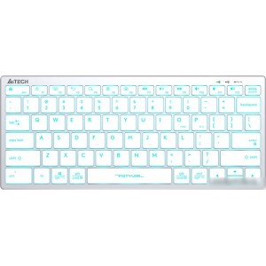 Клавиатура A4Tech Fstyler FX61 (серебристый/белый)