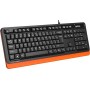 Клавиатура A4Tech Fstyler FKS10 (черный/оранжевый)