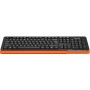 Клавиатура A4Tech Fstyler FKS10 (черный/оранжевый)
