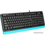 Клавиатура A4Tech Fstyler FKS10 (черный/синий)