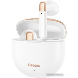Наушники Baseus Encok W2 (белый/золотистый)