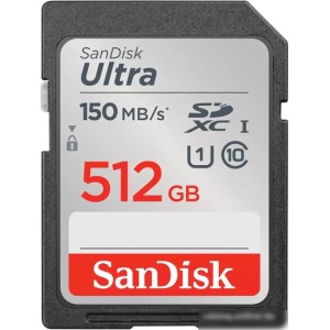 Карта памяти SanDisk Ultra SDXC SDSDUNC-512G-GN6IN 512GB