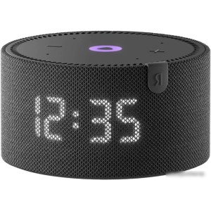 Умная колонка Яндекс Станция Мини 2 с часами (черный)