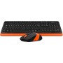 Офисный набор A4Tech Fstyler FG1010 (черный/оранжевый)