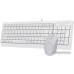 Клавиатура + мышь A4Tech Fstyler F1512 (белый)