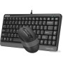 Офисный набор A4Tech Fstyler F1110 (черный/серый)
