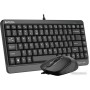 Офисный набор A4Tech Fstyler F1110 (черный/серый)