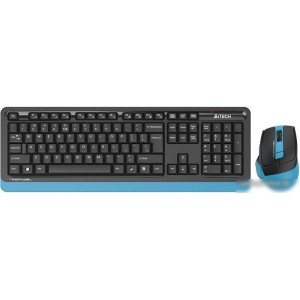 Офисный набор A4Tech Fstyler FG1035 (черный/синий ) Офисный набор A4Tech Fstyler FG1035 (черный/синий )