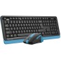 Офисный набор A4Tech Fstyler FG1035 (черный/синий )