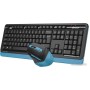 Офисный набор A4Tech Fstyler FG1035 (черный/синий )