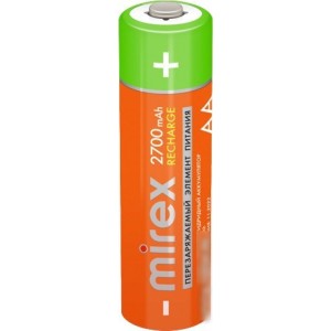 Аккумулятор Mirex AA 2700mAh 2 шт HR6-27-E2 Аккумулятор Mirex AA 2700mAh 2 шт HR6-27-E2