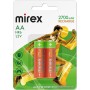 Аккумулятор Mirex AA 2700mAh 2 шт HR6-27-E2 Аккумулятор Mirex AA 2700mAh 2 шт HR6-27-E2
