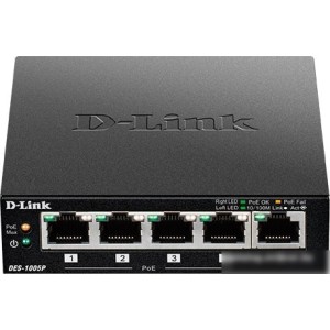 Коммутатор D-Link DES-1005P/B1A