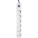 Стабилизатор Powercom SP-06W (1.8м, 6 розеток, белый/серый)