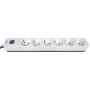 Стабилизатор Powercom SP-06W (1.8м, 6 розеток, белый/серый)