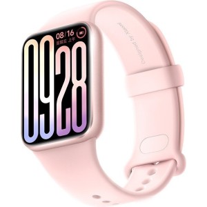 Фитнес-браслет Xiaomi Smart Band 9 Pro M2401B1 (розовый, с розовым силиконовым ремешком, международная версия)