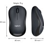 Мышь Logitech B220 Silent (черный)