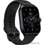 Умные часы Amazfit GTS 4 (черный, с черным ремешком из фторэластомера)