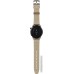 Умные часы Amazfit GTR 4 (серебристый, с коричневым кожаным ремешком)