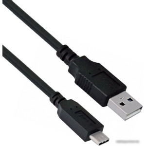 Кабель ExeGate EX272346RUS USB Type-A - USB Type-C (1 м, черный) Кабель ExeGate EX272346RUS USB Type-A - USB Type-C (1 м, черный)