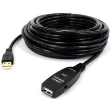 Удлинитель KS-IS KS-866-10 USB Type-A - USB Type-A (10 м, черный)