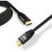 Кабель KS-IS KS-486-1 HDMI - HDMI (1 м, черный)