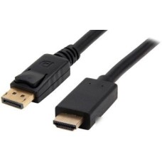 Кабель KS-IS KS-385-3 HDMI - DisplayPort (3 м, черный)