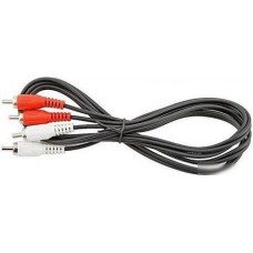Кабель VCOM VAV7158-1.5M RCA - RCA (1.5 м, черный)