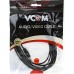 Кабель VCOM VAV7175-3M 3.5 мм jack (3 м, черный)