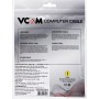 Кабель VCOM CU420M-1.8M USB 3.2 Gen2 Type-C - USB 3.2 Gen2 Type-C (1.8 м, черный)
